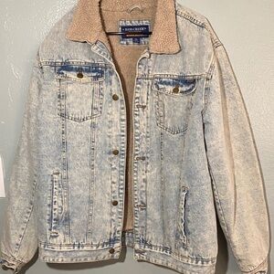 Bass Creek outfitters Denim Jacket with Sherpa Lining